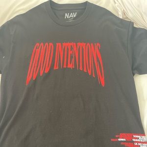 Vlone x Nav good intentions t shirt XL